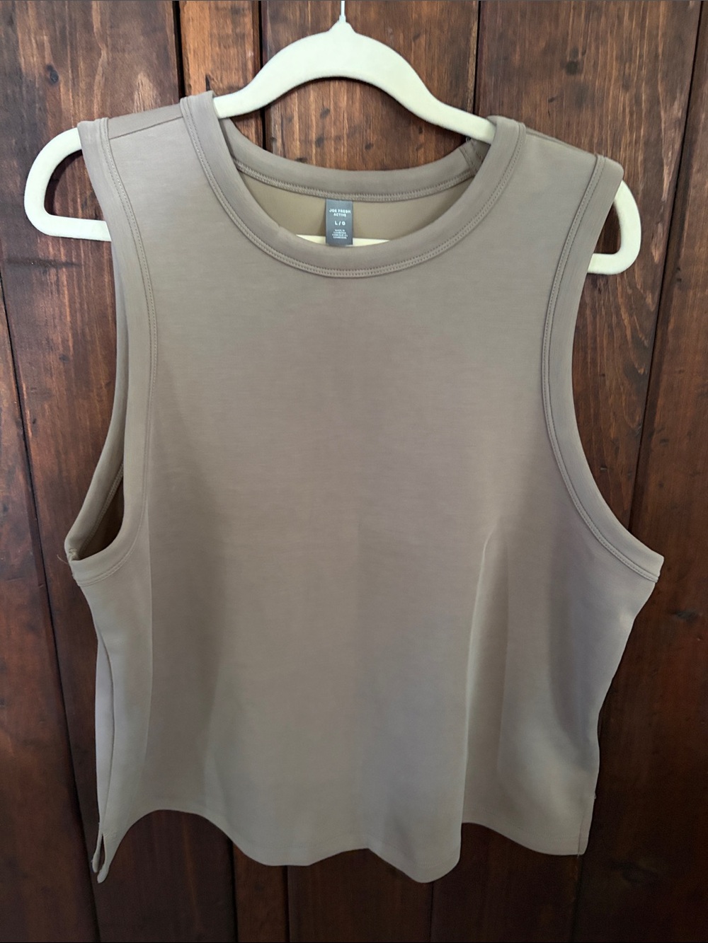 Joe Fresh Sleeveless Muscle Tee - Taupe